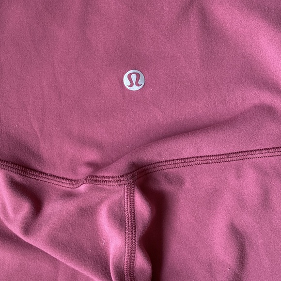 Align 25” misty merlot size 2 lululemon euc - Picture 6 of 13